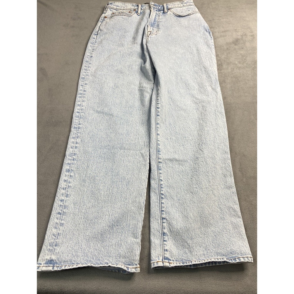 Abercrombie & Fitch Jeans Mens 31x30 Blue Athletic Baggy Wide Leg Stretch Skater